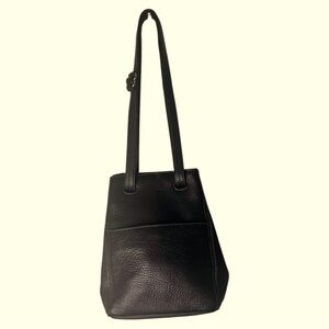 Coach Sonoma 4923 Vintage Brown Pebbled Leather Bucket Shoulder Crossbody Bag